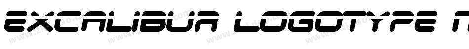 Excalibur Logotype Normal字体转换